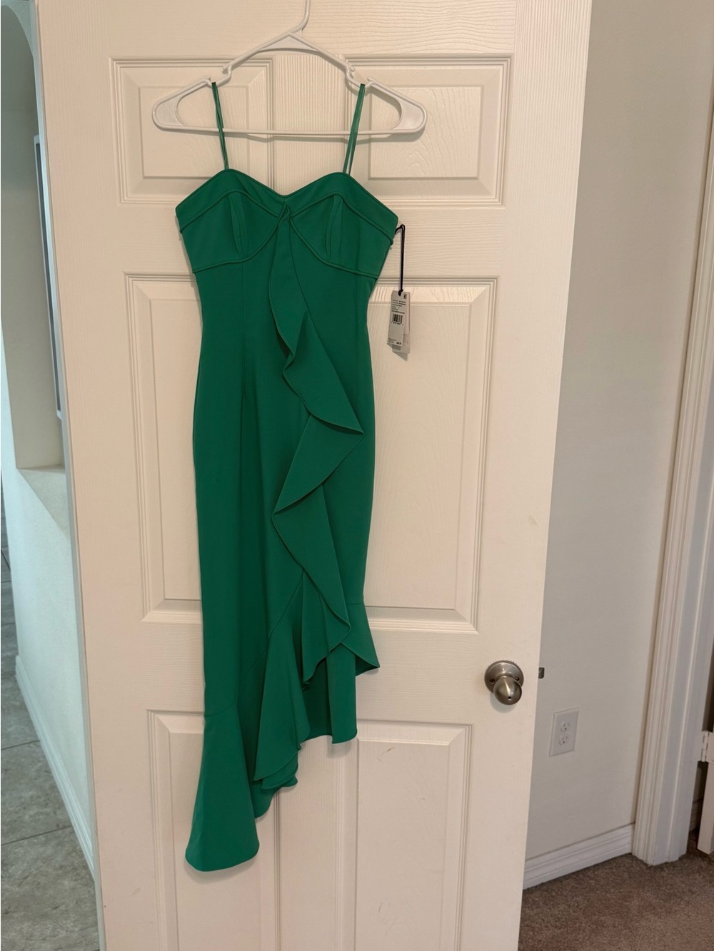 Long strapless dress